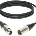 Klotz M1fm1n0500 Microphone Cable Black 5m/16.4ft XLR 3p To XLR F/M