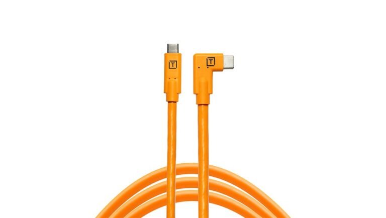 Tether Tools Tetherpro Cuc15rt-Blk USB-C To USB-C Right Angle Male 5g Cable (4.6m)