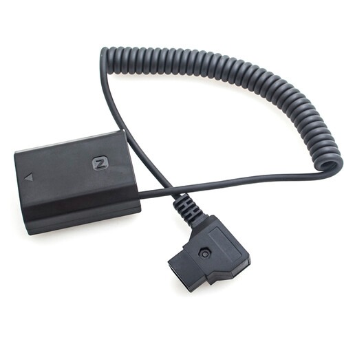 1618410619_img_1517143.jpg Digitalfoto DC17 Sony NP-FZ100 Full Decoding Dummy Battery + D-tap (Coiled Cable) - Image 1