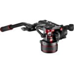 Manfrotto MVK608TWINFA 608 Nitrotech Fluid Head with 645 Fast Twin Aluminum Tripod System and Bag - Image 2