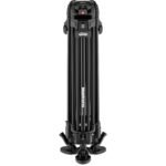 Manfrotto MVK608TWINFA 608 Nitrotech Fluid Head with 645 Fast Twin Aluminum Tripod System and Bag - Image 4