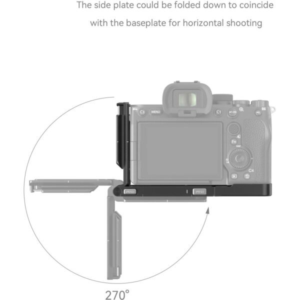 Smallrig 3984 Foldable L-shape Mount Plate for Sony Alpha 7R V