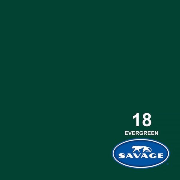 Savage 18-12 Widetone Seamless Background Paper Evergreen (A1 2.72M X 11M)