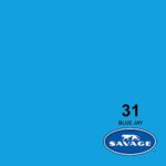 Savage 31-12 Widetone Seamless Background Paper Blue Jay (A1 2.72M X 11M)