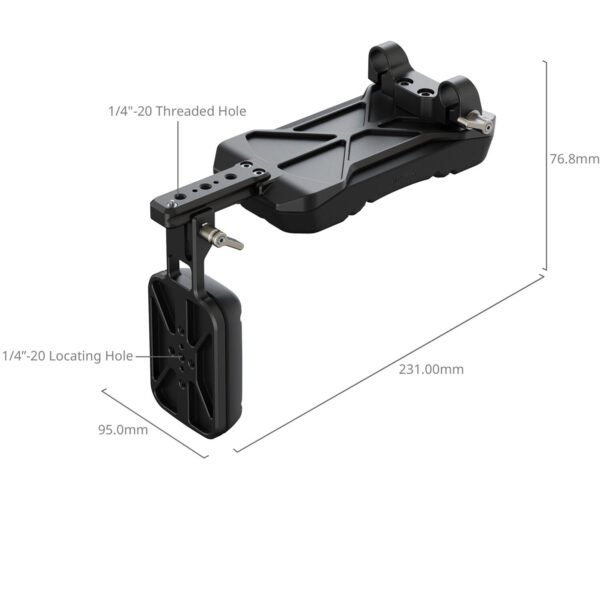 Smallrig 5153 Universal Shoulder Pad with 15MM Dual Rod Clamp