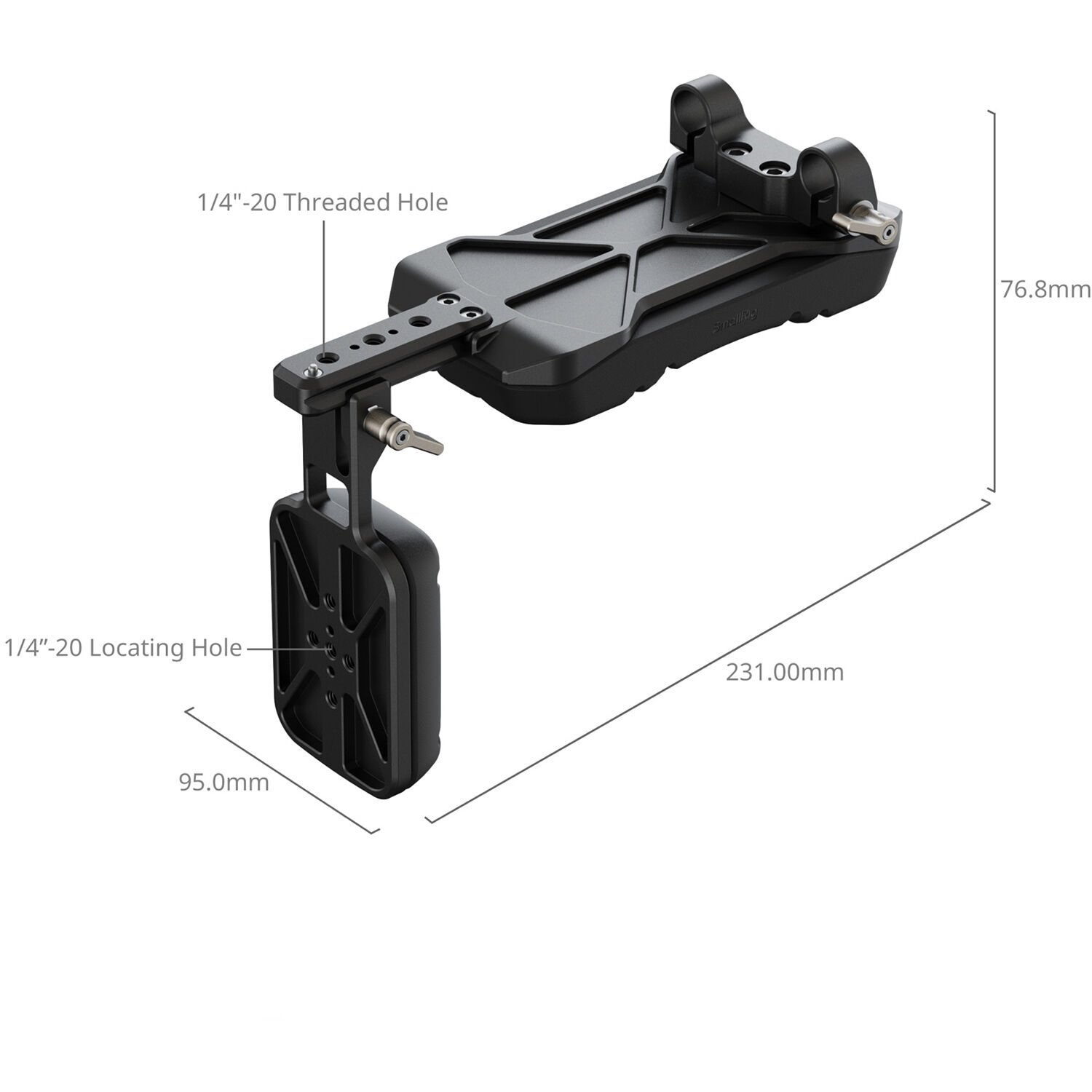1739188939_IMG_2428383.jpg Smallrig 5153 Universal Shoulder Pad with 15MM Dual Rod Clamp - Image 1