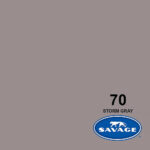 Savage 70-1253 Widetone Seamless Background Paper Storm Gray (A2 1.35M X 11M) - Image 2