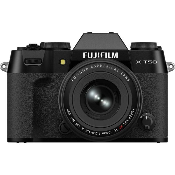 Fujifilm X-T50B Mirrorless Digital Camera with 16-50MM F2.8 Lens (Black)