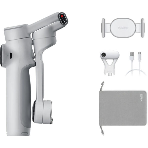 INSTA360 Flow 2 PRO AI Tracker Kit Stabilizer (Stone Gray)