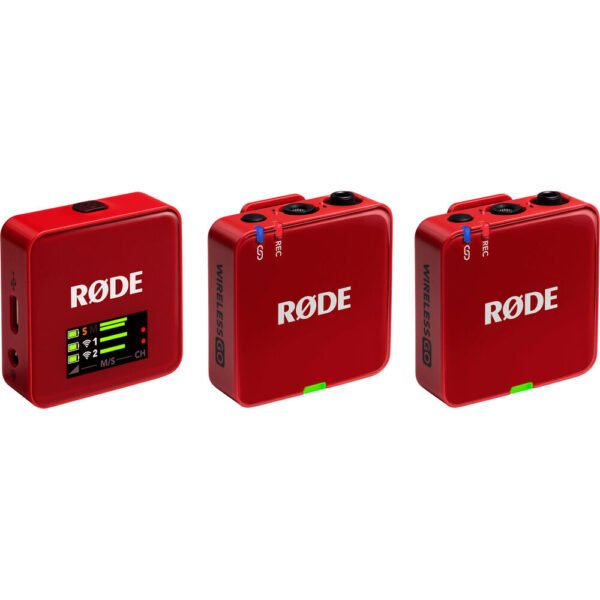 Rode WIGOGEN3 Red Wireless Go Compact Wireless Microphone System Generation 3 (Red)