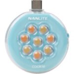 Nanlite Cookie USB-C Mini Round LED (Cyan Blue)