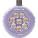 Nanlite Cookie USB-C Mini Round LED (Lavender)