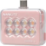 Nanlite Cookie USB-C Mini Square LED (Coral Pink)