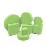 Valido Lento Geometric Prop Set Green
