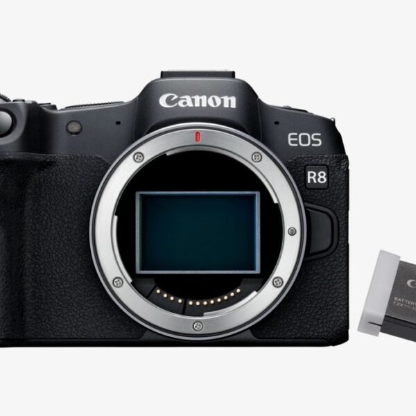 Canon Eos R8 Mirrorless Camera Body (Black) + LP-E17 Kit