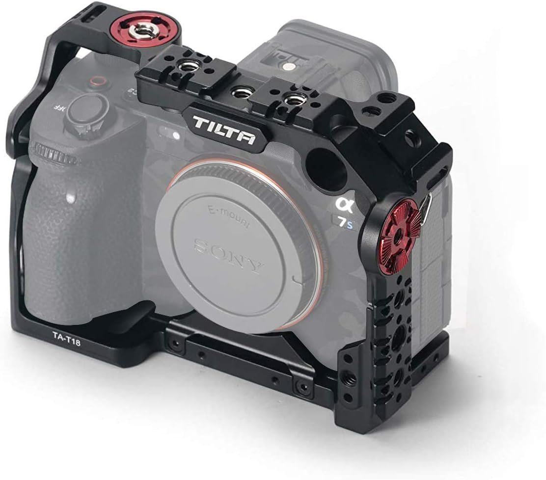 61cv4jgka5l._ac_sl1280_.jpg Tilta TA-T18-FCC-B Full Camera Cage for Sony A7S III (Black) - Image 1