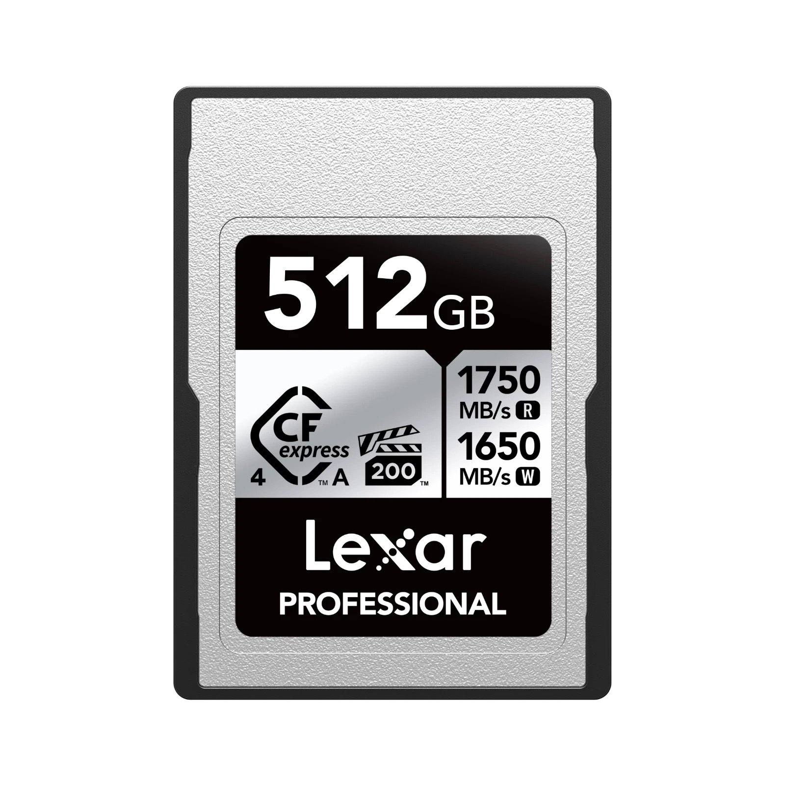 Lexar 512GB Professional Silver CFexpress 4.0 Type A Memory Card