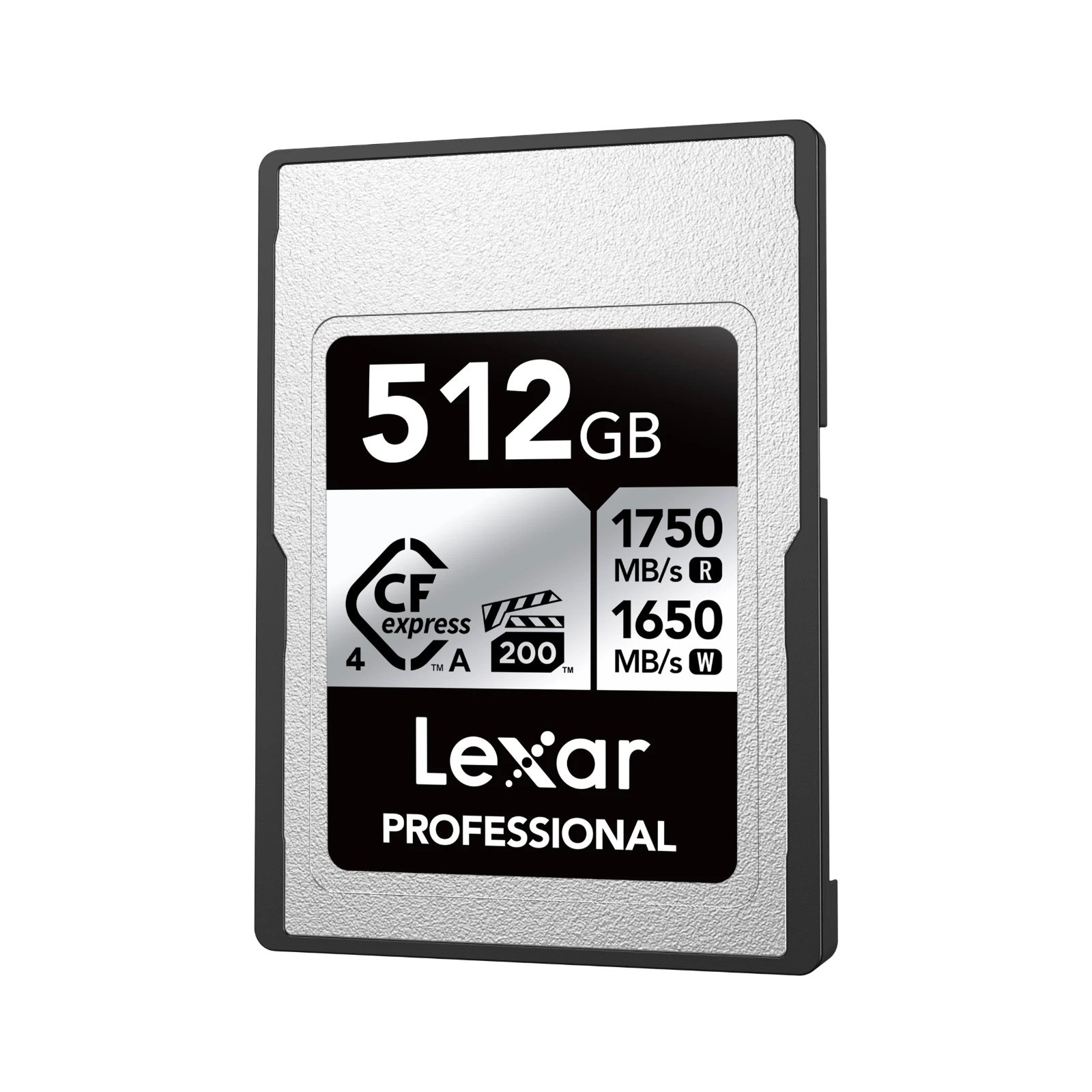 Lexar 512GB Professional Silver CFexpress 4.0 Type A Memory Card