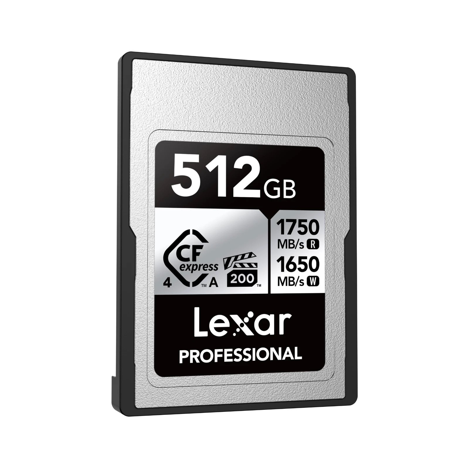 Lexar 512GB Professional Silver CFexpress 4.0 Type A Memory Card