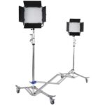 Savage 60RDS Rolling Double Light Stand - Image 3