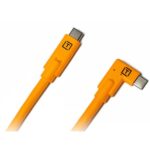 Tether Tools TetherPro CUC15RT-ORG USB-C to USB-C Right Angle Male 5G Cable (4.6m) - Image 3