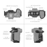 Smallrig 4161 Black Mamba Cage For Canon Eos R6 Mark Iii - Image 2