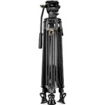 Tilta TT-CT08A-75-SG 75MM Cine Fluid Head with 2-STAGE One-touch Carbon Fiber Tripod System (17.6 Lb Load,space Gray) - Image 2