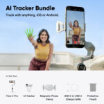 INSTA360 Flow 2 PRO AI Tracker Kit Stabilizer (Stone Gray) - Image 5