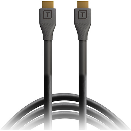 1657203645_1714517.jpg Tether Tools TetherPro H2A1 HDMI 2.0 Cable with Ethernet (0.3m, Black) - Image 1