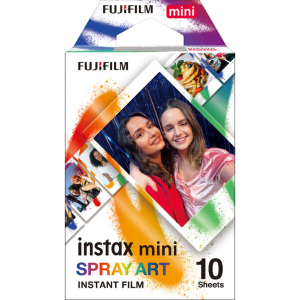 Fujifilm Instax Mini Instant Film – Spray Art (10 Sheets)