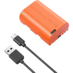 SmallRig 4968 LP-E6NH USB-C Rechargeable Camera Battery (Orange) - Image 5