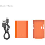 SmallRig 4969 NP-FZ100 USB-C Battery 2400mAh (Orange) - Image 7