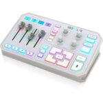 TC Helicon GoXLR 4-Channel USB Streaming Mixer with Voice FX and Sampler (White) - Image 2