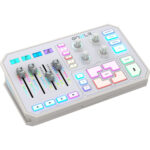 TC Helicon GoXLR 4-Channel USB Streaming Mixer with Voice FX and Sampler (White) - Image 4