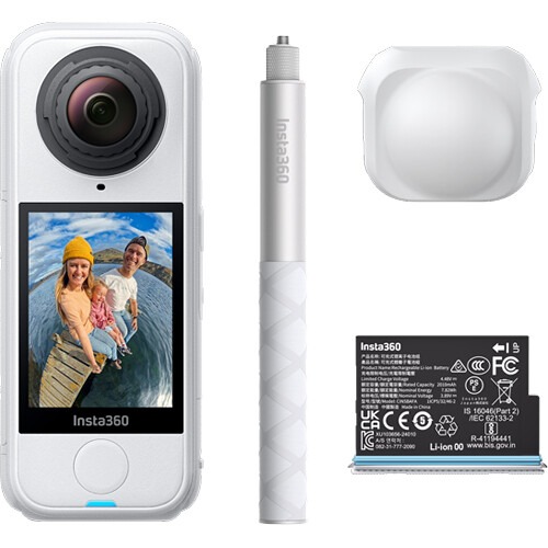 1761660045_1924179.jpg Insta360 X4 Air 360 Action Camera Starter Bundle (Arctic White) - Image 1