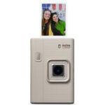 Fujifilm Instax Mini LiPlay+ Hybrid Instant Camera (Sand Beige) - Image 3