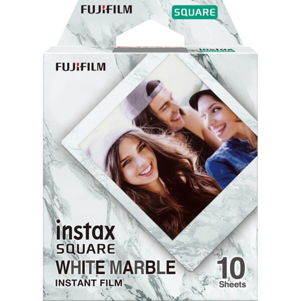 Fujifilm Instax Square Film (White Marble)